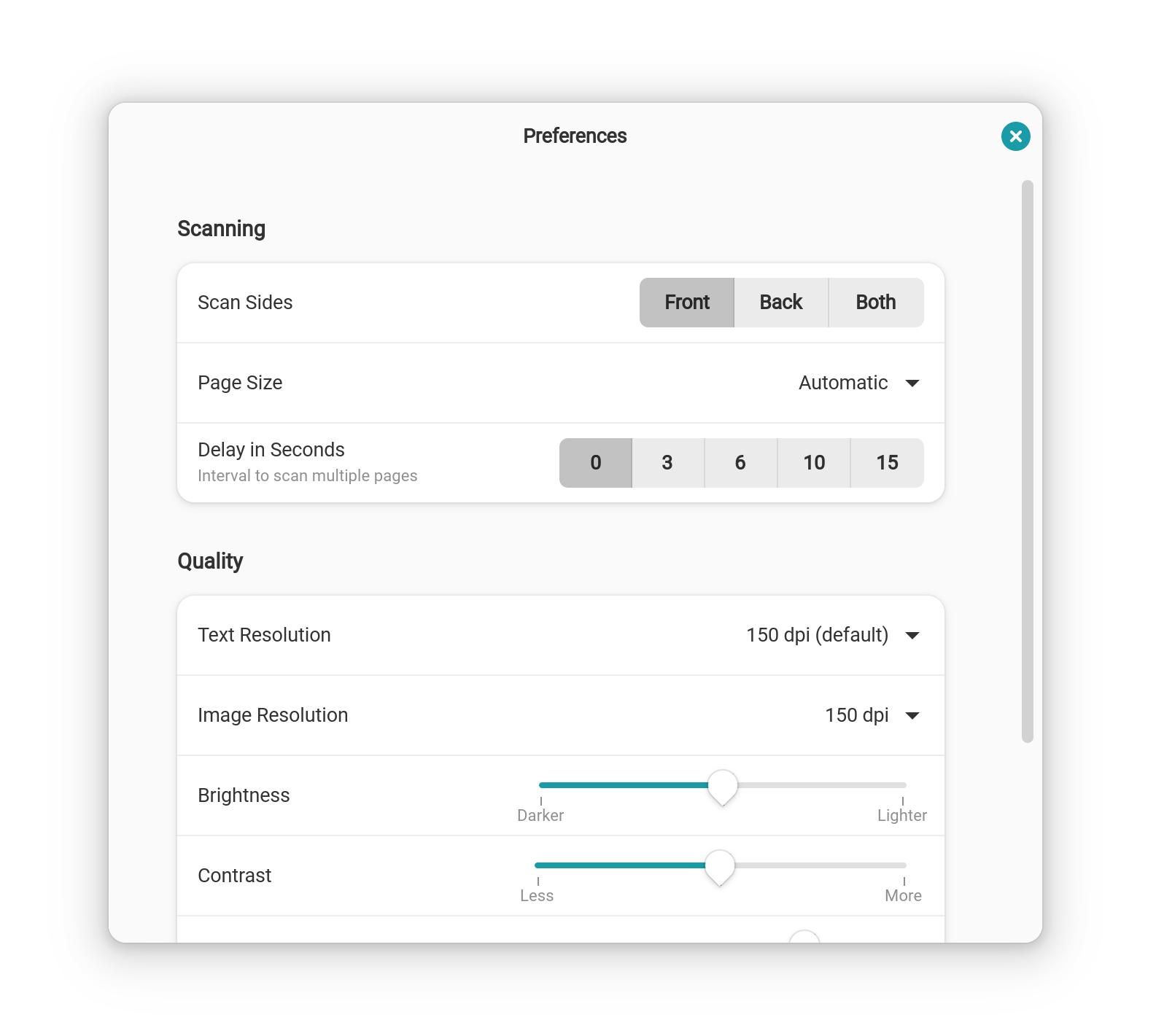 Dialogue box on a horrible Gnome app